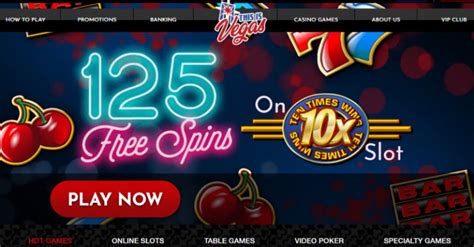 online casino 125 free spins
